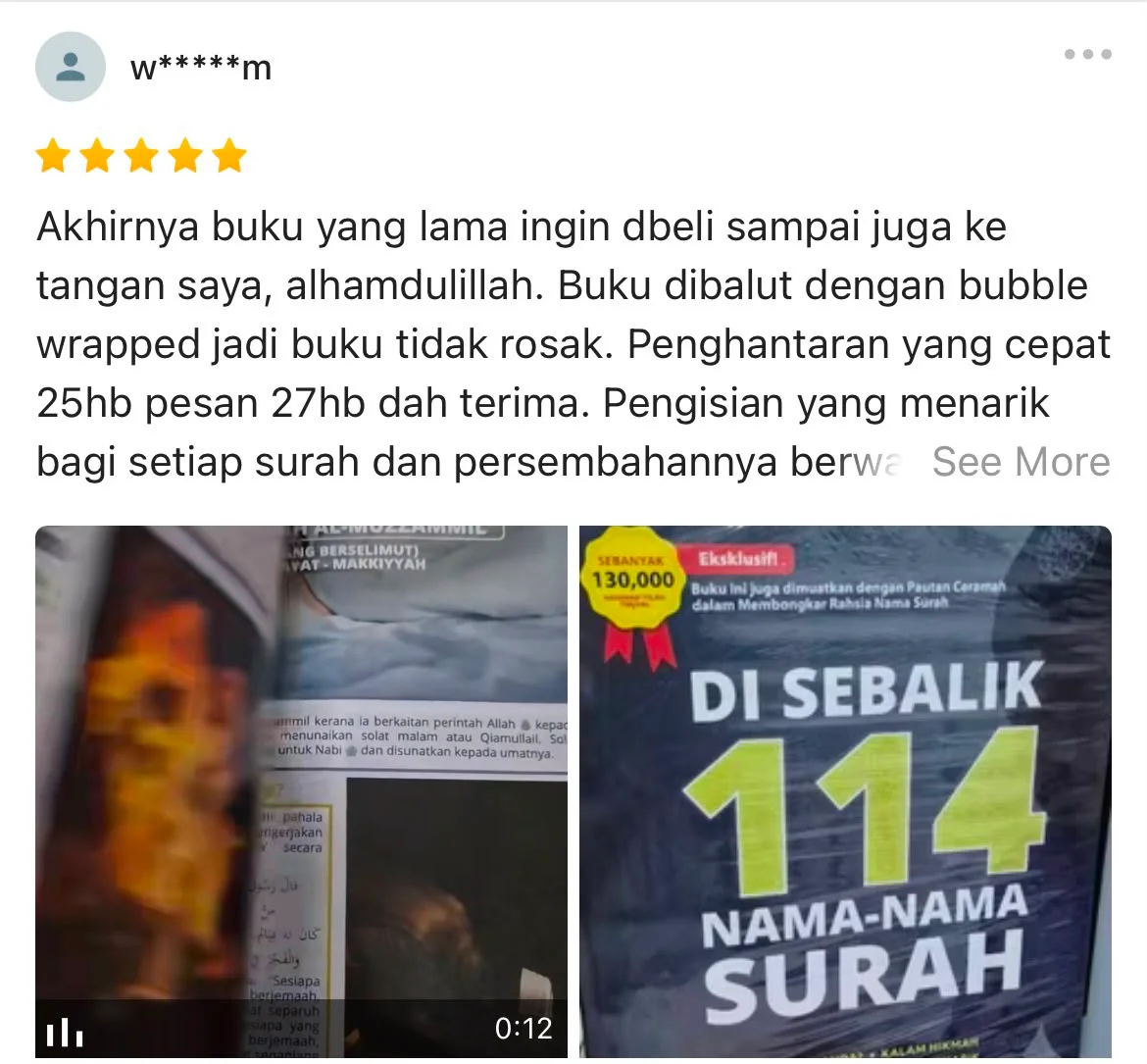 Testimoni pelanggan